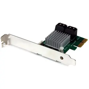 Comparateur de prix : StarTech.com Carte contrôleur PCI-E x2 (4 ports SATA III) avec fonction HyperDuo