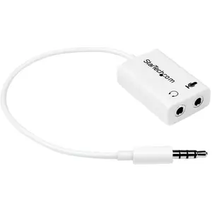 StarTech.com Adaptateur casque avec prises ecouteur / micro pas cher