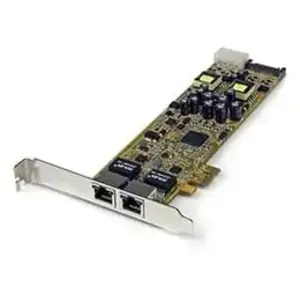 StarTech.com Carte Réseau PCI Express - STARTECH - 2 ports Gigabit Ethernet RJ45 - POE/PSE pas cher
