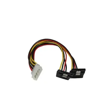 StarTech.com Câble d'alimentation en Y double SATA coudé vers Molex