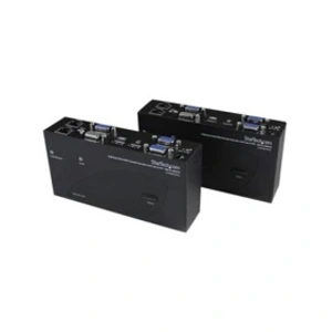StarTech.com Switch Commutateur KVM USB VGA double 200m 2 x cable cat 5 - Extendeur de console - rallonge KVM pas cher