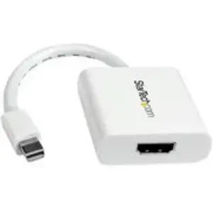Comparateur de prix : StarTech.com Convertisseur vidéo Mini DisplayPort vers HDMI - Blanc