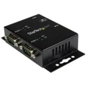 Comparateur de prix : StarTech.com Hub adaptateur industriel USB vers série 2 ports à fixation murale