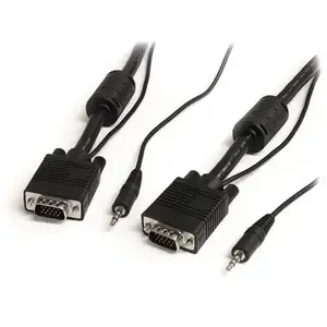 Comparateur de prix : StarTech.com Câble vidéo coaxial pour écran VGA haute résolution 2 m avec audio