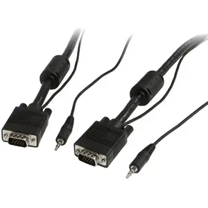 Comparateur de prix : StarTech.com Câble vidéo coaxial pour écran VGA haute résolution 5 m avec audio