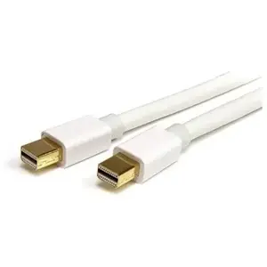 StarTech.com Câble Mini DisplayPort 1.2 - STARTECH - M/M - Mini DisplayPort 4K - Blanc - 2 mVendu parpixmania