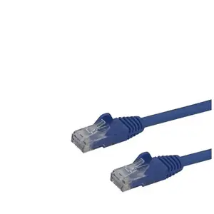 Comparateur de prix : StarTech.com STARTECH Câble réseau Cat6 Gigabit UTP sans crochet de 5m M/M - Bleu