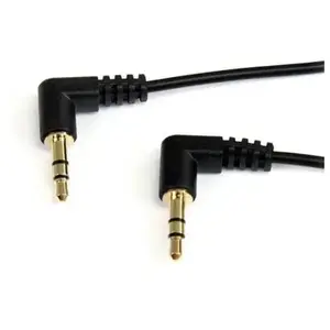 Comparateur de prix : StarTech.com StarTech Câble audio stéréo 2x minijack 3.5 mm 90 degré