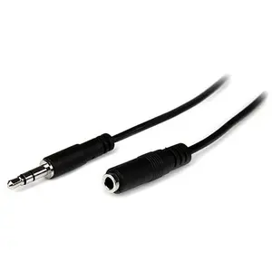 Comparateur de prix : StarTech.com Câble d'extension audio stéréo Slim 3,5 mm de 1 m - M/F
