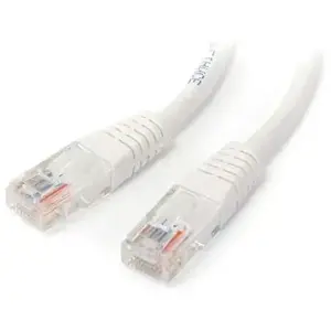 Comparateur de prix : StarTech.com STARTECH Câble de conexion UTP Cat5e avec RJ45 - Blanc - 15 m