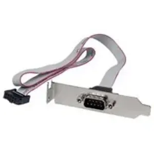 StarTech.com Startech - Plaque série faible encombrement (16 pouces) DB-9 mâle vers carte mère 10 broches pas cher