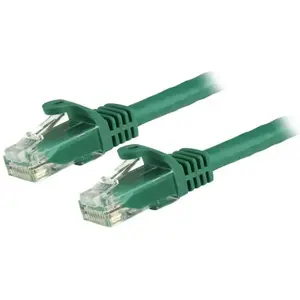 Comparateur de prix : StarTech.com Câble réseau Cat6 Gigabit UTP sans crochet de 15m - STARTECH - Vert - M/M