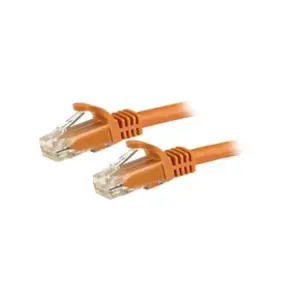 StarTech.com Câble réseau Cat6 Gigabit UTP sans crochet de 15m - STARTECH - Orange - M/M