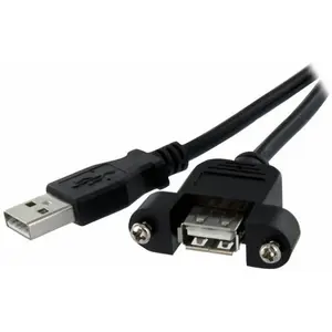 StarTech.com Câble USB Montage sur Panneau A Femelle vers A Mâle - 91 cm pas cher