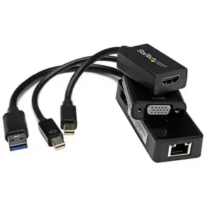 Comparateur de prix : StarTech.com Kit d adaptateurs surface pro 4 / 3 - hdmi / vga - usb vers gbe