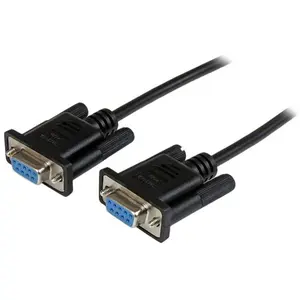 Comparateur de prix : StarTech.com Câble null modem série DB9 RS232 - F/F - 2 m - Noir