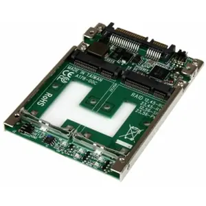 Comparateur de prix : StarTech.com Adaptateur RAID 2x SSD mSATA vers SATA 2,5" (25SAT22MSAT)