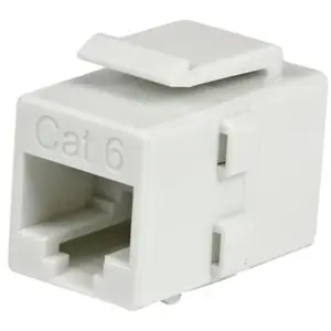 StarTech.com StarTech White Cat 6 RJ45 Keystone Jack Coupler pas cher