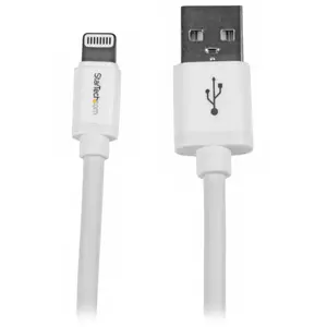 Comparateur de prix : StarTech.com Câble Apple Lightning vers USB pour iPhone, iPod, iPad - 2 m Blanc