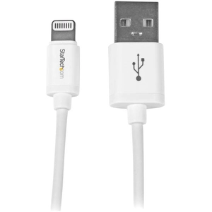 Comparateur de prix : StarTech.com Câble Apple Lightning vers USB pour iPhone, iPod, iPad - 1 m Blanc