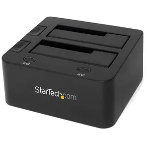Comparateur de prix : StarTech.com STARTECH Station d'accueil USB 3.0 pour 2 disques durs SATA III - Noir