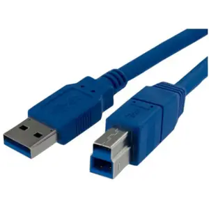Comparateur de prix : StarTech.com Startech - Câble usb 3.0 Type-A vers usb-b (Mâle/Mâle - 1 m) Bleu