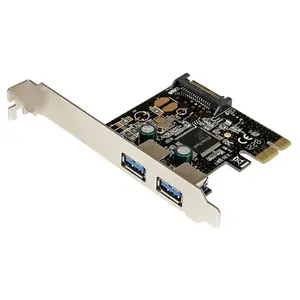 StarTech.com Carte contrôleur PCI-E (2 ports USB 3.0 Type-A) pas cher