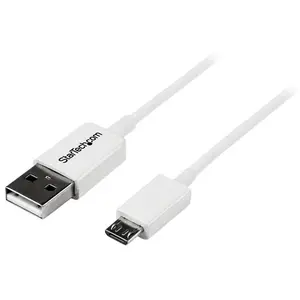 Comparateur de prix : Câble Micro USB-A vers Micro B - STARTECH - 50 cm - Double blindage - Blanc