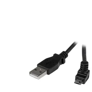 Comparateur de prix : StarTech.com Câble Micro USB - A vers Micro B coudé 90° vers le haut - 1 m - Noir