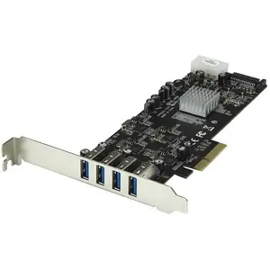 Comparateur de prix : Startech Adaptador Tarjeta PCIe a USB 3.0 4 Puertos
