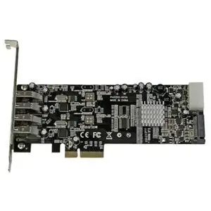 Comparateur de prix : Startech Carte D´extension Pcie 4 Ports Usb 3.0 Sata Molex Uasp Pci-e