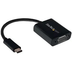 Comparateur de prix : StarTech.com Adaptateur vidéo USB-C vers VGA - M/F - 1920x1200 / 1080p - Noir