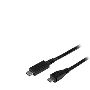 Comparateur de prix : StarTech.com Startech Adaptateur USB C vers Micro USB 2.0 USB2CUB1M USB C Noir 1 m TU