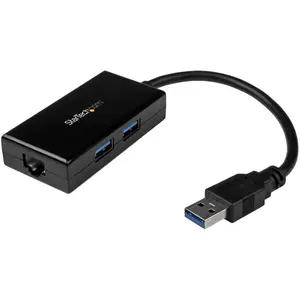 Comparateur de prix : StarTech.com Adaptateur réseau USB 3.0 vers Gigabit Ethernet avec hub USB 3.0 à