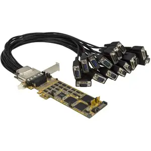 StarTech.com Startech Carte D´extension Pcie Pci-e 16 Ports Rs232 Db9 pas cher