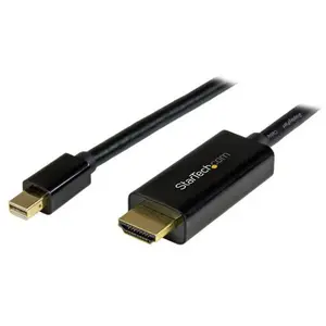 Comparateur de prix : StarTech.com Startech Adaptateur Mini DisplayPort vers HDMI MDP2HDMM5MB          5 m Noir TU