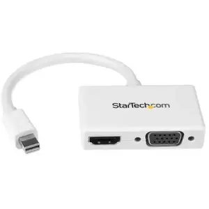 Comparateur de prix : StarTech.com Adaptateur audio / vidéo de voyage - Convertisseur 2-en-1 Mini Disp