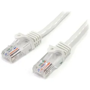 Comparateur de prix : StarTech.com STARTECH Câble réseau Cat5e UTP sans crochet de 1 m - M/M - Blanc
