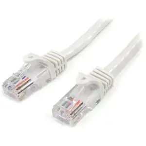 Comparateur de prix : StarTech.com Câble réseau Cat5e UTP - STARTECH - 2m - RJ45 M/M - Anti-coupure - Blanc