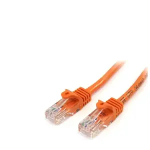 Comparateur de prix : StarTech.com StarTech 3m Orange Snagless UTP Cat5e Patch Cable