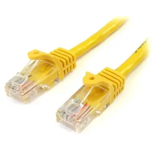 Comparateur de prix : StarTech.com STARTECH Câble réseau Cat5e UTP sans crochet de 2m - M/M - Jaune