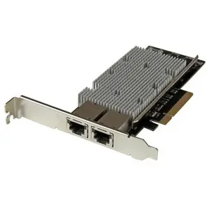 Comparateur de prix : StarTech.com Startech Carte D´extension Pcie 2 Ports Rj45 Base-t Pci-e 10g