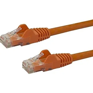 Comparateur de prix : StarTech.com STARTECH Câble réseau Cat6 UTP sans crochet de 7 m - Câble patch - M/M - Orange