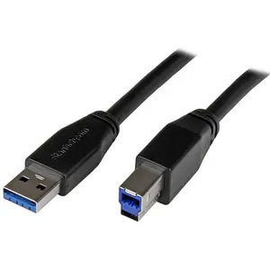 Comparateur de prix : StarTech.com Câble USB 3.0 Type-A vers USB Type-B de 5 m - M/M - Noir