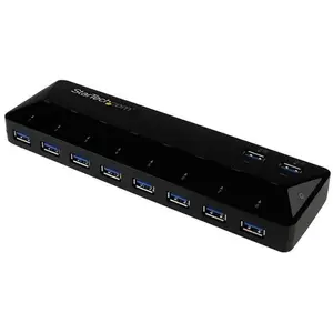 Comparateur de prix : StarTech.com Hub USB 3.0 à 10 ports avec ports de charge et synchronisation - 2x