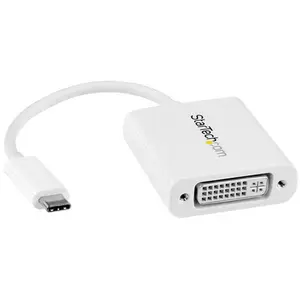 Comparateur de prix : Adaptateur vidéo USB Type-C vers DVI - M/F - Blanc CDP2DVIW