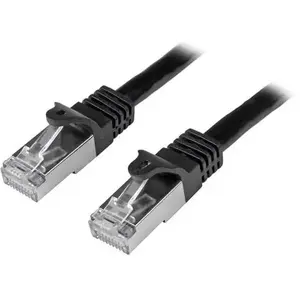 Comparateur de prix : StarTech.com StarTech Câble Réseau Cat6 S/FTP - Noir (0.5m)