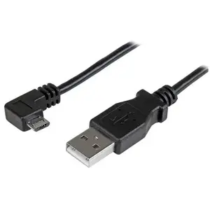 Comparateur de prix : StarTech.com USBAUB2MRA câble USB USB 2.0 2 m USB A Micro-USB B Noir