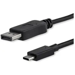 Comparateur de prix : StarTech.com Startech Adaptateur USB C vers DisplayPort CDP2DPMM1MB Noir 1 m TU