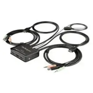 Comparateur de prix : StarTech.com KVM Switch 2 ports HDMI 4K 60Hz avec Hub 2 ports USB 2.0
